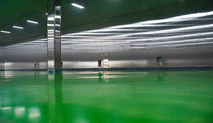 临沂德味铭食品有限公司食品车间地坪改造项目 —— 水性聚氨酯砂浆地坪工程